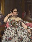 Jean Auguste Dominique Ingres Madame Moitessier Seated (mk09) France oil painting reproduction